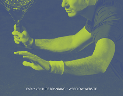 Early Venture Padel Branding + Webflow Website