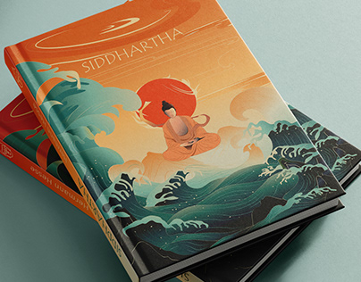 Siddhartha - Hermann Hesse Book Cover Design