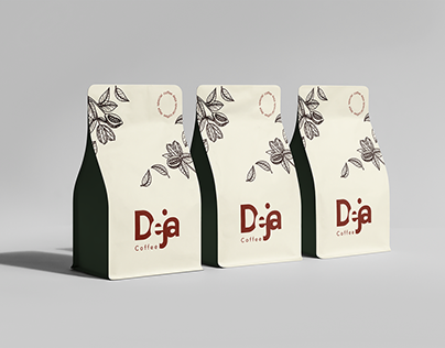 DEJA Coffee Shop Branding Design