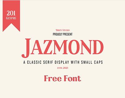 Jazmond Display Vintage Classic | Free Font
