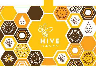 Hive Honey Package Label