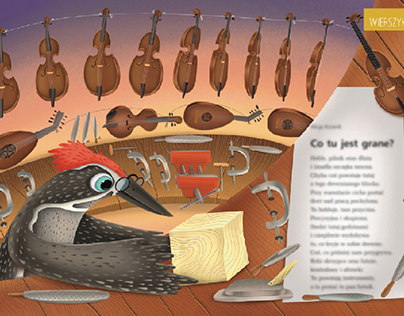 Illustration for Kids Magazine "Świerszczyk"