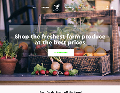 FreshFarm e-commerce store