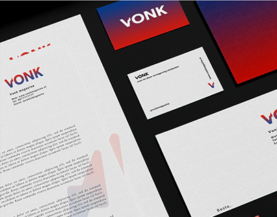 Vonk magazine - corporate identity