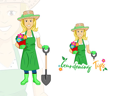 gardener mascot logo