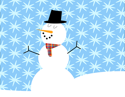 Snowman Winter Graphic