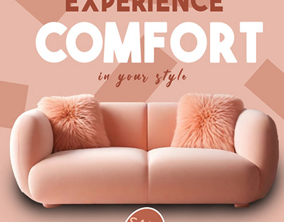 Advertisement of sofa or furniture