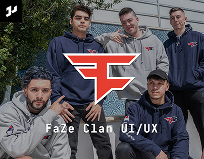 FaZe Clan Website UI/UX