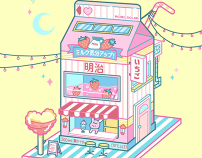 Bunny And Her Strawberry Cafe