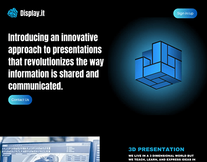 Project thumbnail - 3d Presentation Servises website