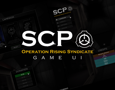 SCP Operation rising syndicate (Game UI)