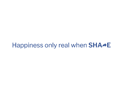 Happiness only real when shared