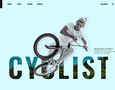 The Cyclist Website Design