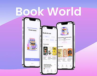 MOBILE APP FOR READING AND LISTENING TO BOOKS