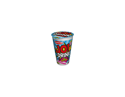 Joghurt drink for kids package design (on sale)