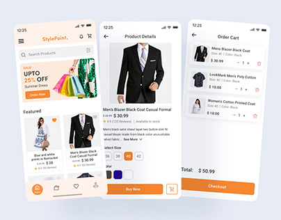 Fashion E-commerce App UI Design