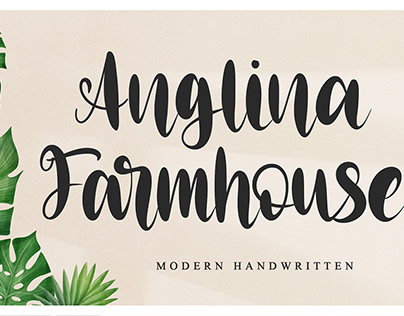 Anglina Farmhouse Script Font