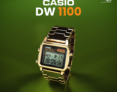 Level 3 Product Design Project : 3D Model CASIO DW 1100