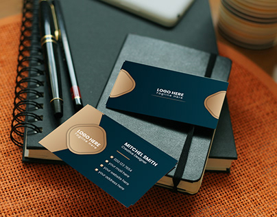 Abstract company Business Card design template.