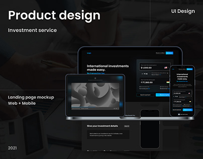 Fintech Website design