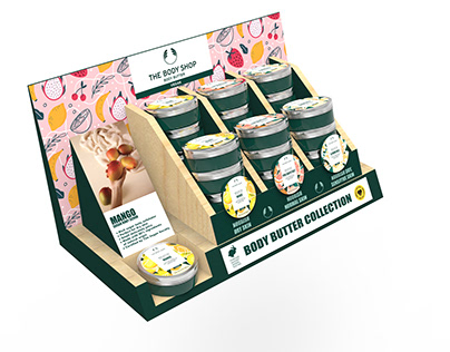 The Body Shop - Body Butter PDQ Tray