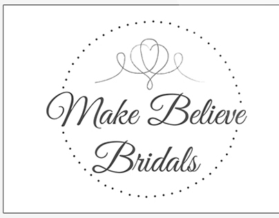 Make Believe bridal logo design