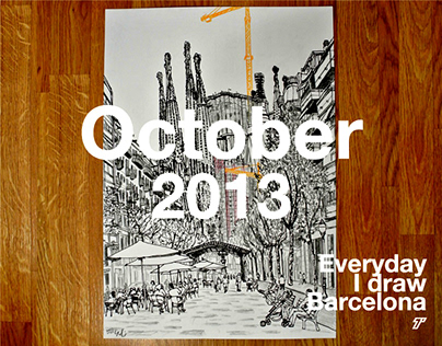 Everyday I draw Barcelona | October 2013