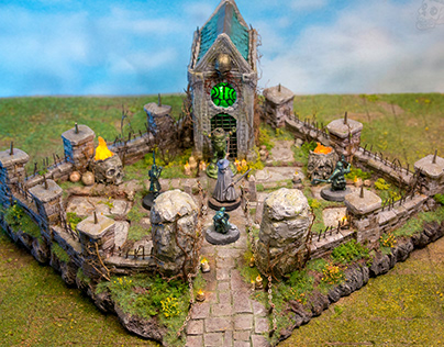 Diorama: Old Family Cemetery