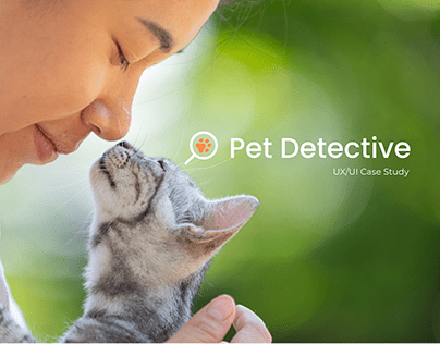 Pet Detective Web Application - UX/UI Case study