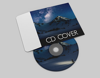 Cover and Compact Disc Mockup