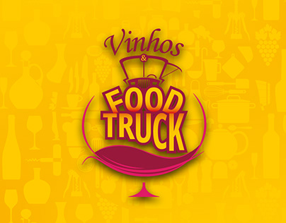 Vinhos & Food Truck - Logo Design e Publicidade