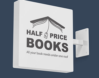 REBRAND LOGO: HALF PRICE BOOKS
