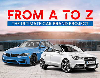 From A to Z : Car Brands Social Media Artworks