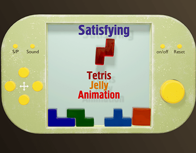 Satisfying Tetris Jelly Animation
