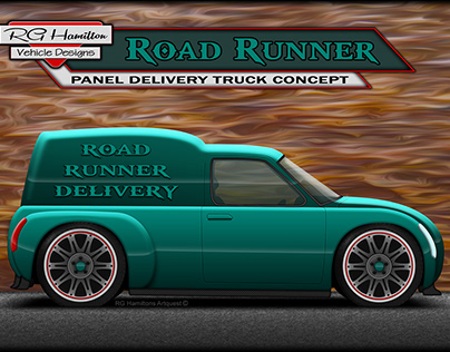 "ROAD RUNNER" A smaller Panel Delivery Truck