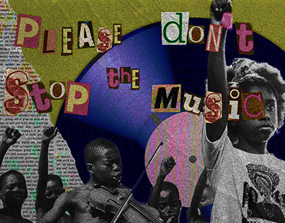 please don't stop the music | Collage