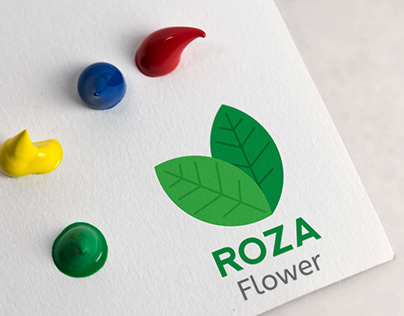 Roza Flower Logo