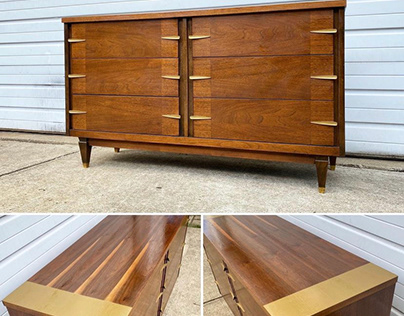 Refinished Mid Century Furniture