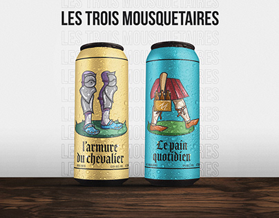 Branding & packaging bière | Les Trois Mousquetaires
