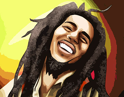 Bob Marley illustration.