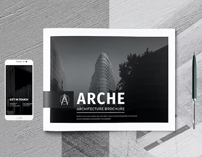 A5 Architecture Brochure Template
