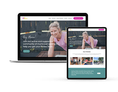 Website Design for PT Fitness Instructor