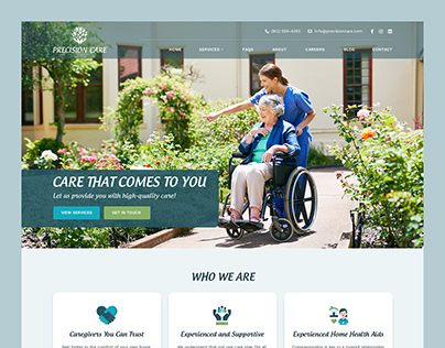 Precision Care Services // Web Design