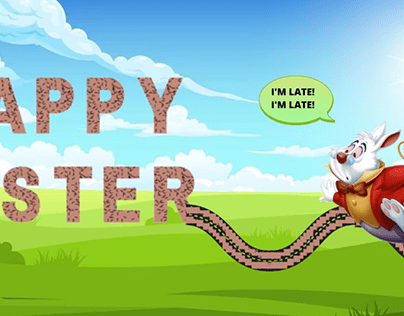 White Rabbit - Happy Easter