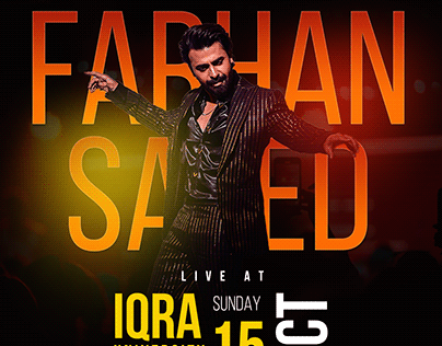 Farhan Saeed - Poster Designs