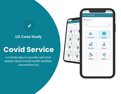 Covid service, a health app for Covid.