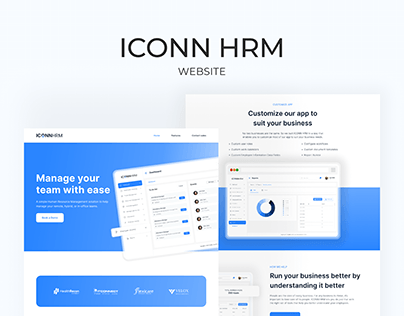 ICONN HRM Website Design
