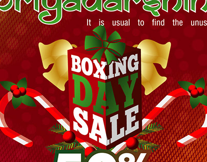 Flyer Design | Priyadarshini Boxing Day Sale (2020)