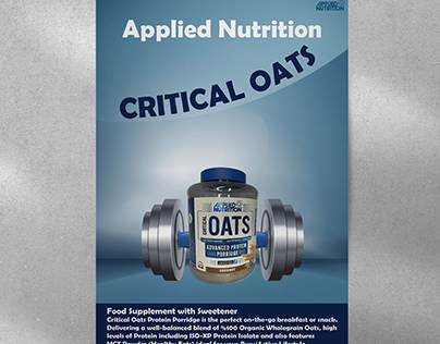 Advertising poster for a dietary supplement