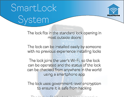 SmartLock System Advertisement Mock up